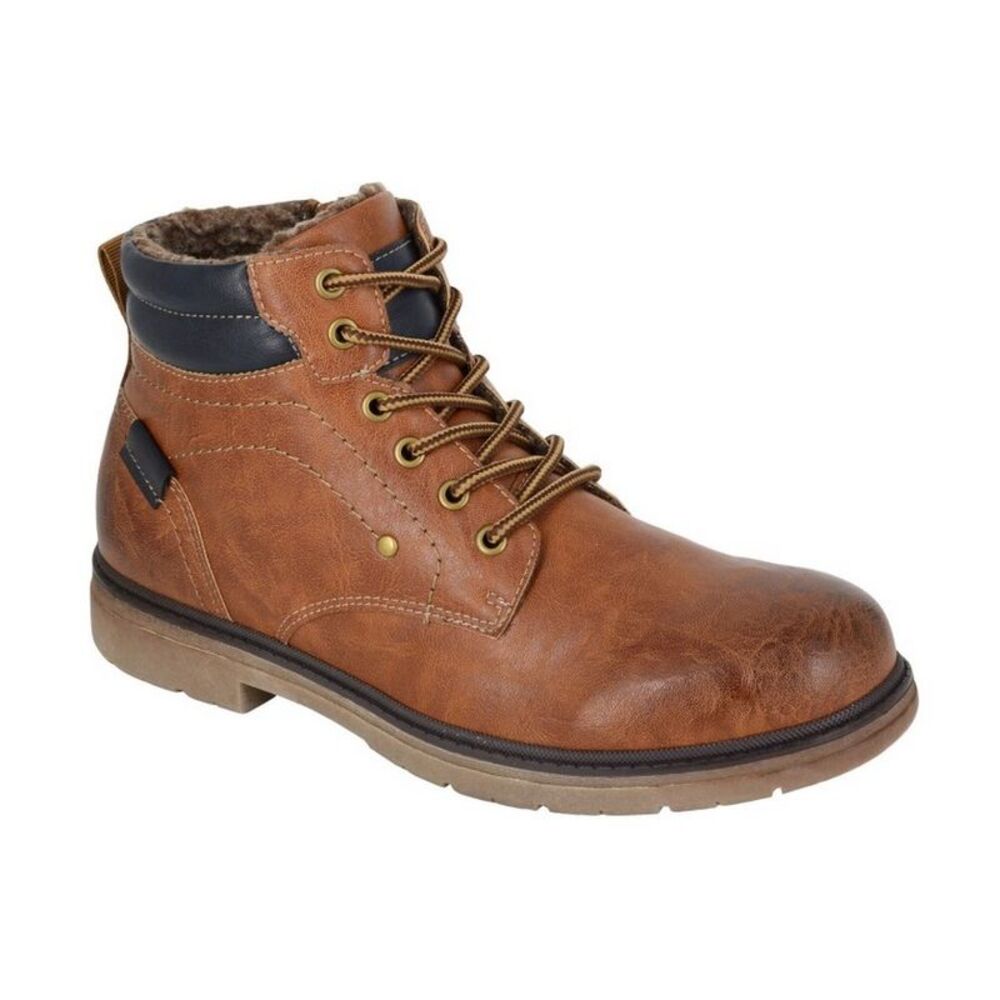 Route 21 Mens Ankle Boots / Tan